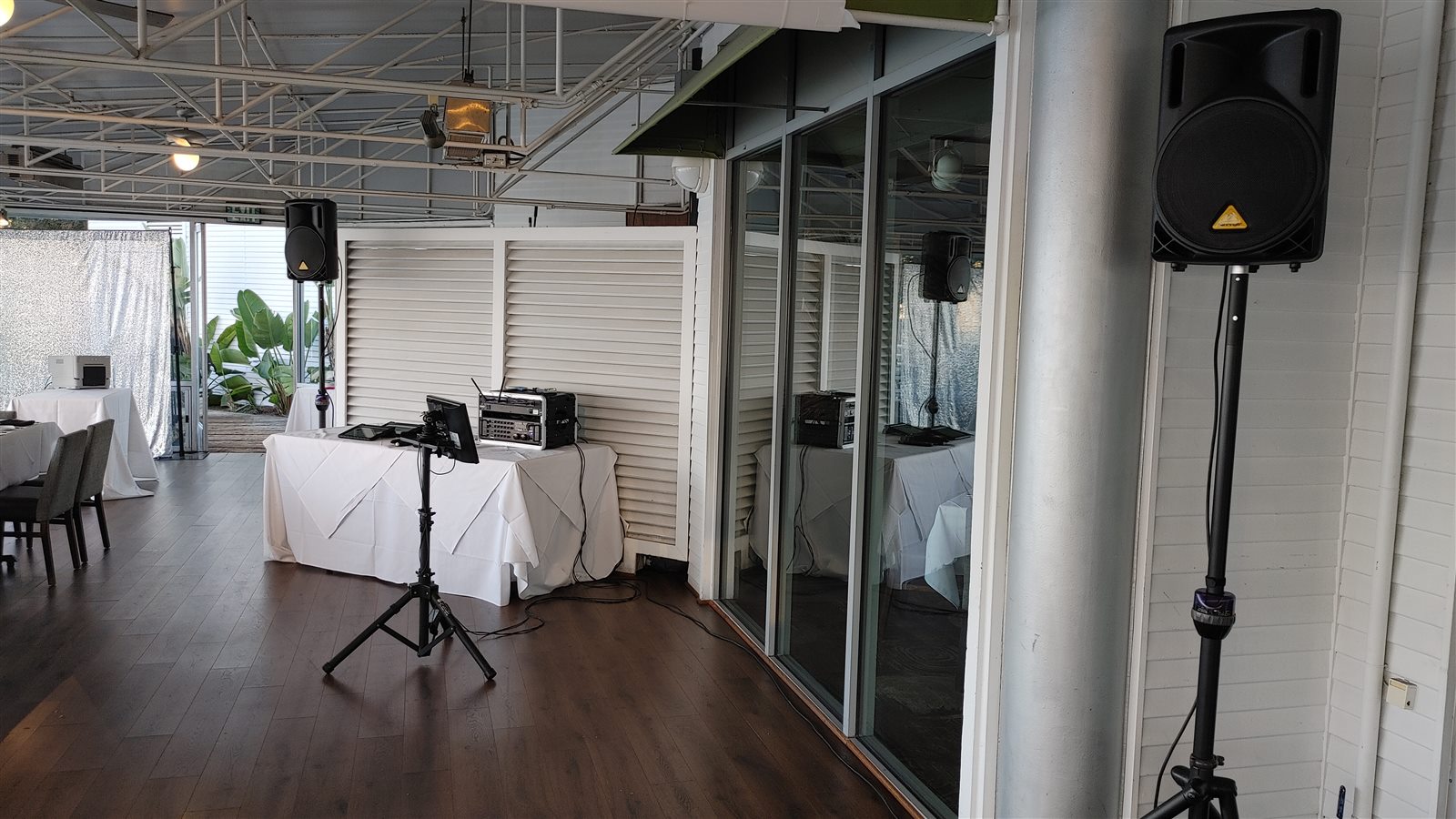 Recent San Diego karaoke rental setup 2