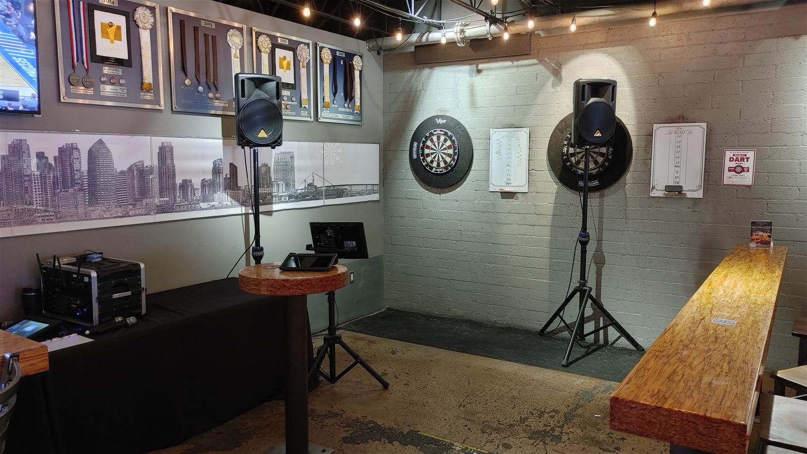 Recent San Diego karaoke rental setup 5
