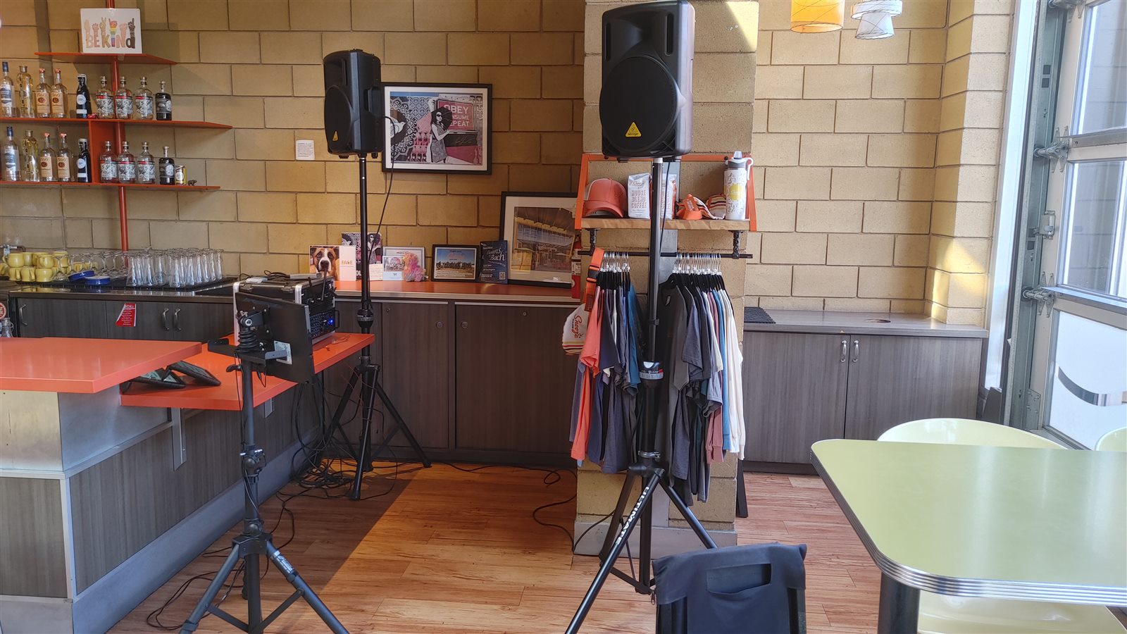 Recent San Diego karaoke rental setup 9