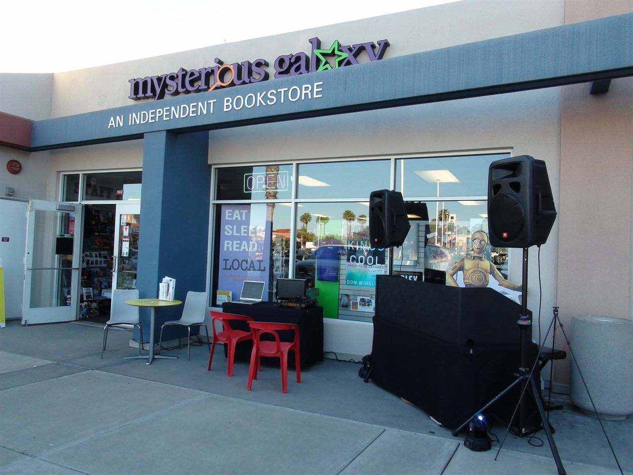 Corporate event karaoke performance